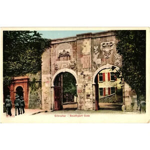Southport Gate Gibraltar Postcard